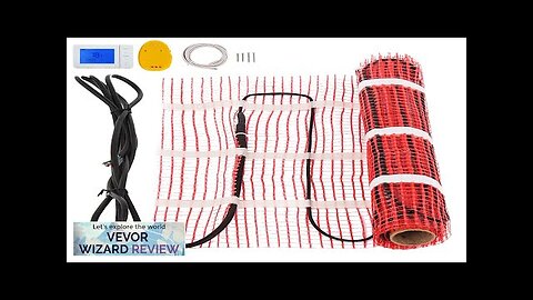 VEVOR 90 Sqft 120V Electric Radiant Floor Heating Mat with Alarmer Review