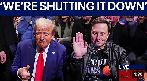 President Trump &, Elon Musk agree to 'shut diwn'USAID | liveNow