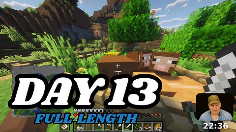 Day 13: Three Villages, a Ruined Portal & Total Chaos! | Minecraft Dad Challenge (Full Episode)