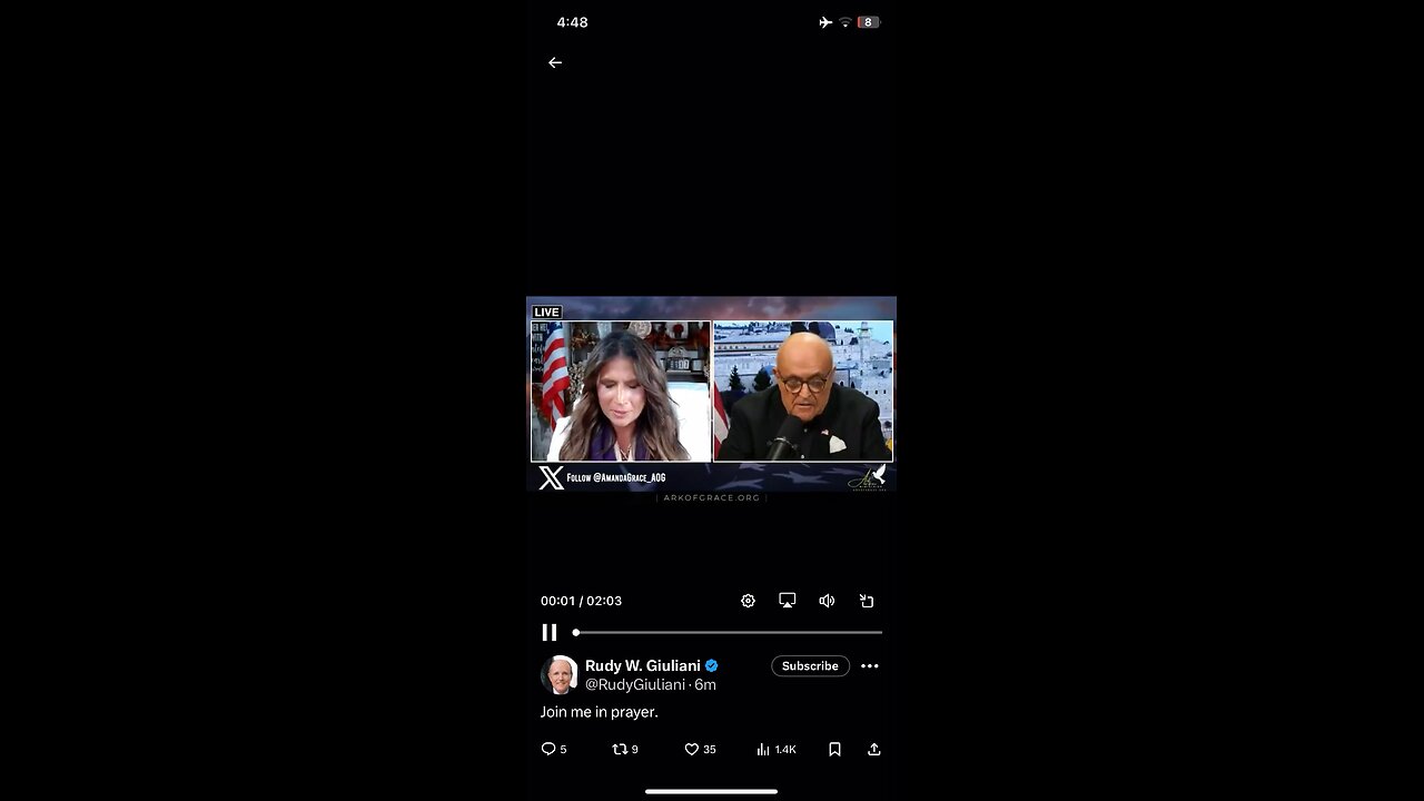 Amanda Grace : Rudy Giuliani