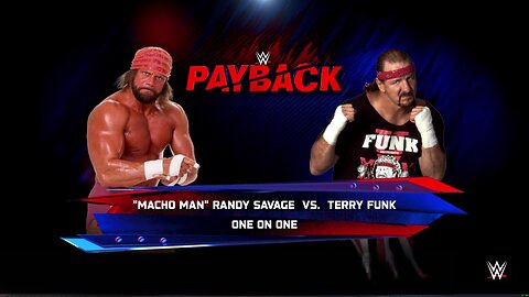 WWE 2k25 Randy Savage vs Terry Funk