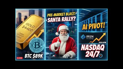 The Santa Rally Pump! Gold, Bitcoin, and the AI Stocks Exploding! Market Blast Dec 22