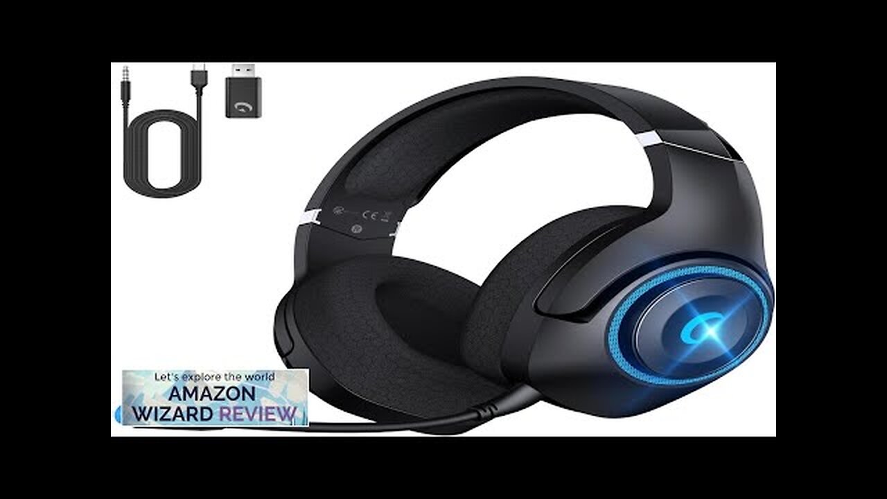 KAPEYDESI Wireless Gaming Headset, 2.4GHz USB Gaming Headphones for PS5, PS4,Switch,PC,Mac Review