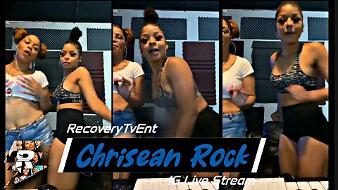 Chrisean Rock twerking in studio with friend