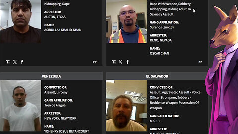 These are the criminals ICE is catapulting out of our country