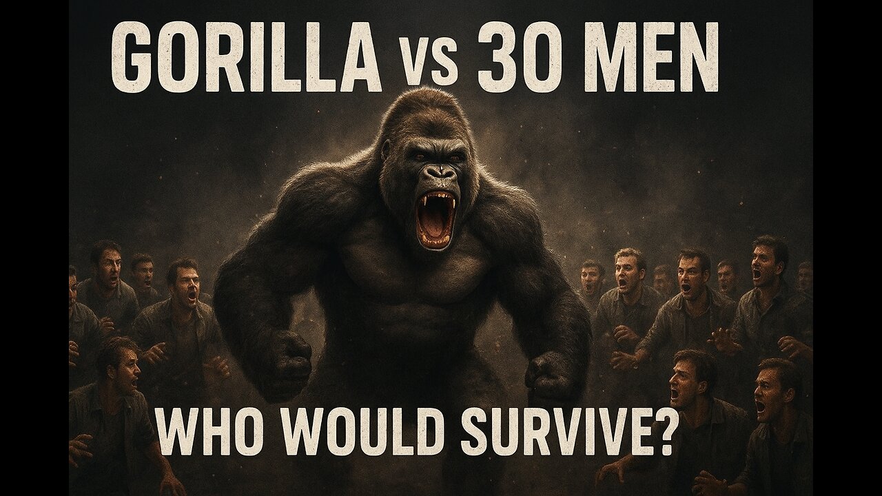 ONE GORILLA VS 30 MEN - THE BRUTAL TRUTH