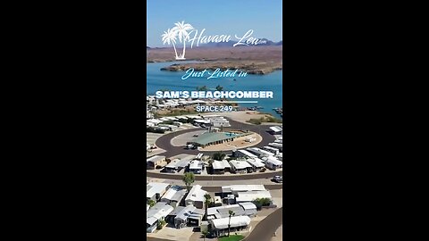 Just listed in Sam’s Beachcomber Lake Havasu with Up-Close Panoramic Lake Views