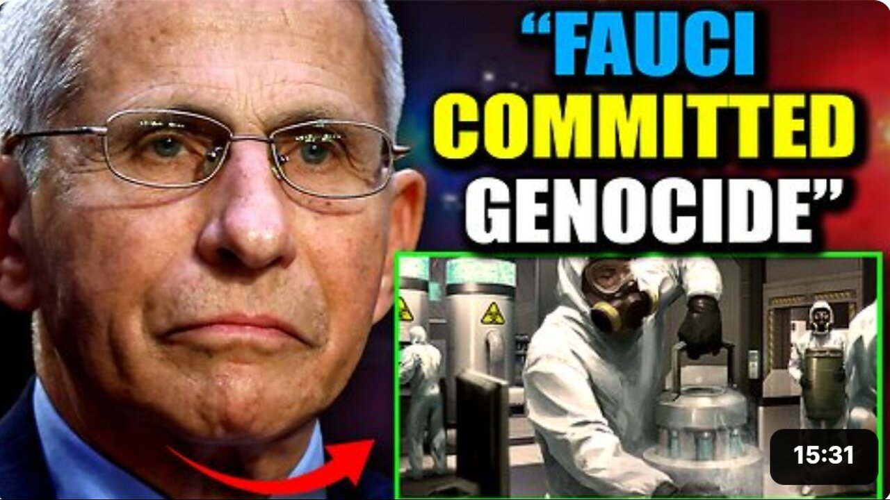 CDC Director Blows Whistle- Fauci Facing ‘Life in Prison’ for Creating COVID