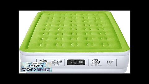 YENING Full Size Air Mattress with Built in Pump Raised Double Blow Review