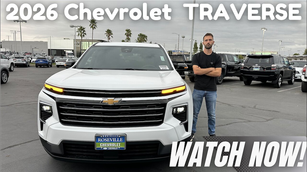 2026 Chevy Traverse LT FWD: Best Value 3-Row SUV with Tahoe-Level Space