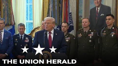 President Trump Delivers Remarks at Mexican Border Defense Medal Presentation