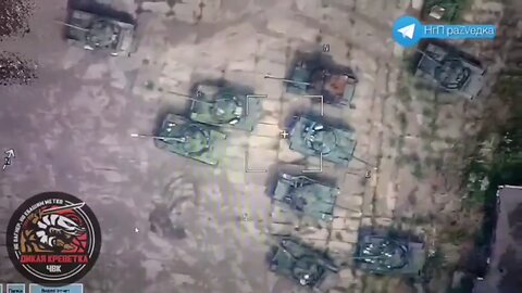 Russian military discovered and destroyed a large base for the repair of armored vehicles