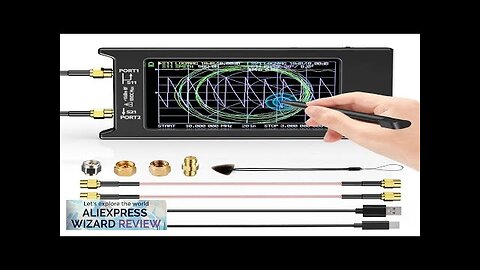 2022 New Updated NanoVNA-H4 4inch Vector Network Analyzer 10k-1.5GHz HF VHF UHF Review