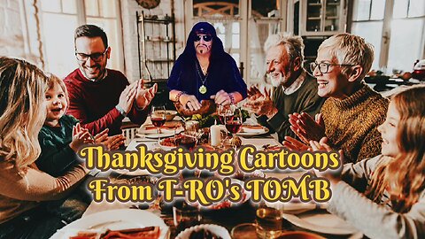 The First Thanksgiving Cartoon Style