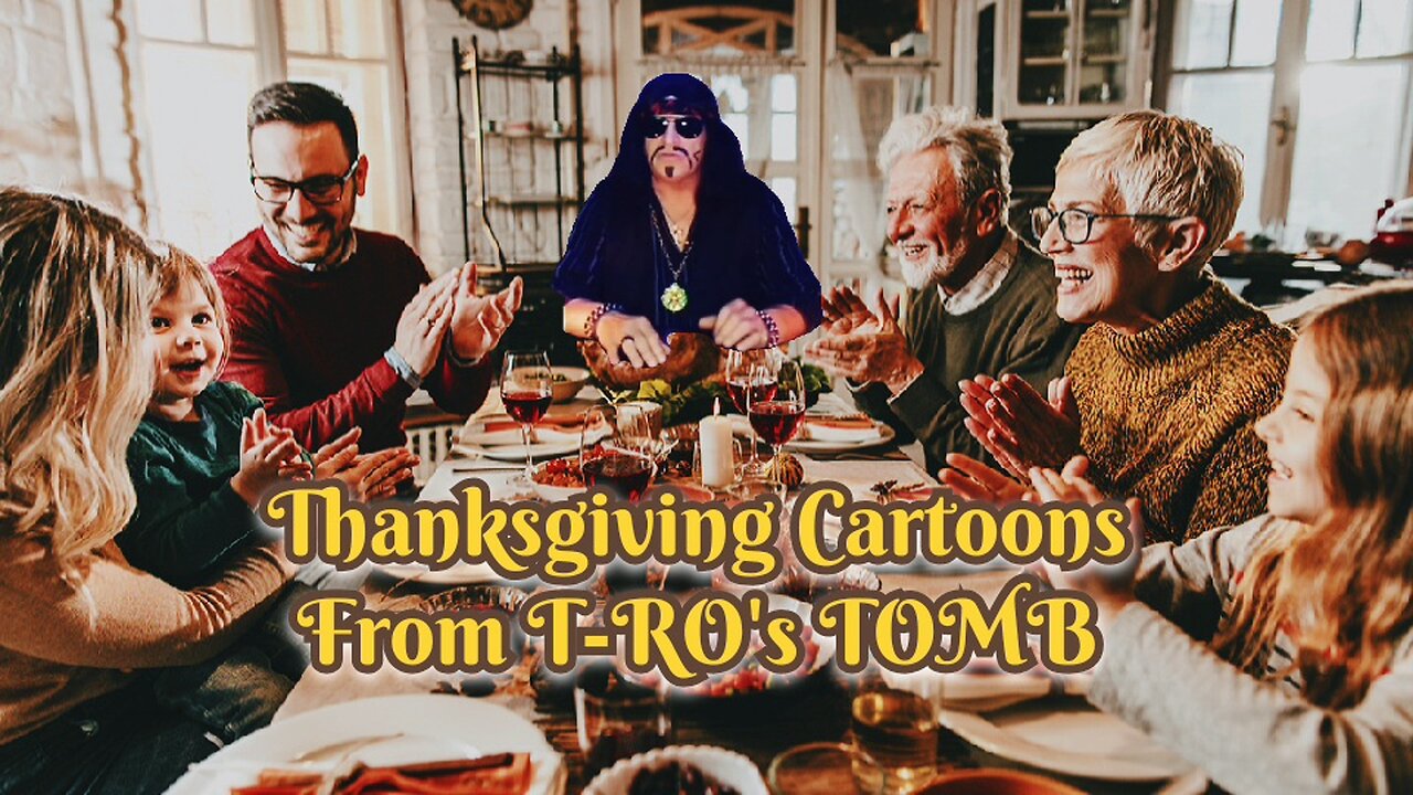 The First Thanksgiving Cartoon Style
