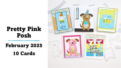 Pretty Pink Posh | February 2025 Release | 10 Cards