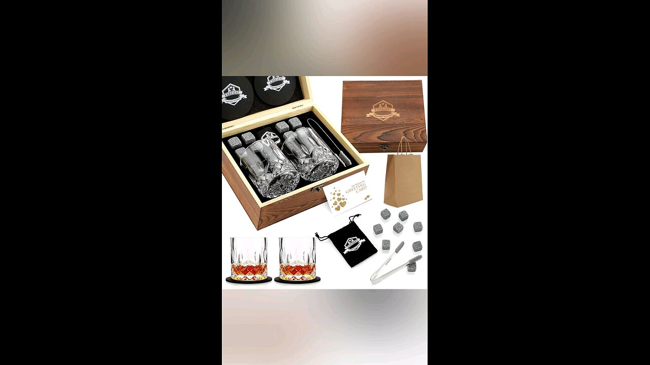 whiskey stones gift set whiskey glass