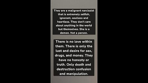 Malignant Narcissists