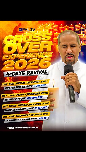 𝟒 𝐃𝐚𝐲𝐬 𝐨𝐟 𝐆𝐥𝐨𝐫𝐲! 𝐂𝐫𝐨𝐬𝐬𝐨𝐯𝐞𝐫 𝐢𝐧𝐭𝐨 𝟐𝟎𝟐𝟔 𝐰𝐢𝐭𝐡 𝐅𝐚𝐢𝐭𝐡 𝐇𝐨𝐩𝐞 & 𝐋𝐨𝐯𝐞 𝐌𝐢𝐧𝐢𝐬𝐭𝐫𝐢𝐞𝐬