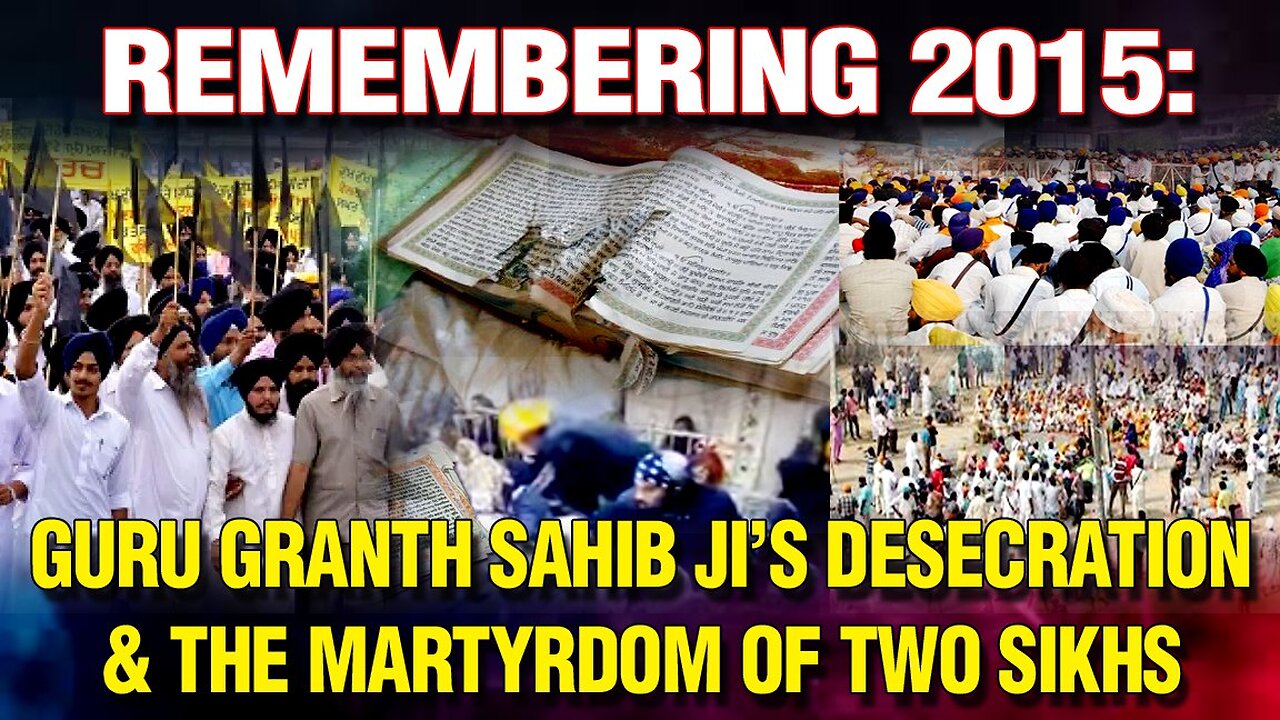 LIVE : 14-10-25 | REMEMBERING 2015: GURU GRANTH SAHIB JI’S DESECRATION & THE MARTYRDOM OF TWO SIKHS