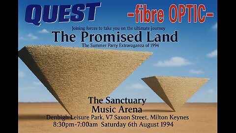 Quest & Fibre Optic - The Promised Land Part 1&2 - 1994 - Mickey Finn, Pilgrim & Easygroove