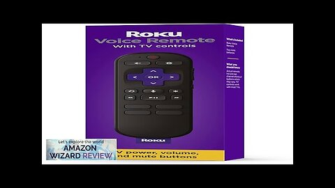 Roku Voice Remote TV Remote Control with Voice Control TV Controls Review