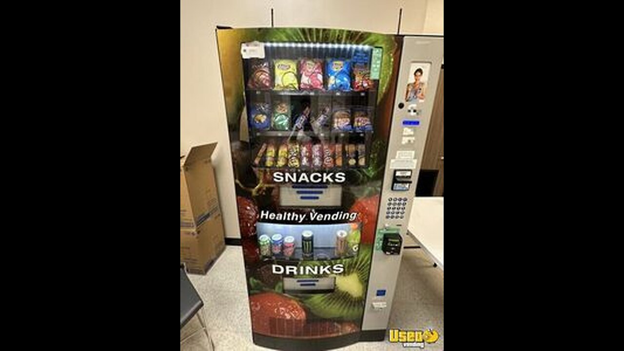 Healthy You HY900 Snack and Cold Drink Combo Vending Machine For Sale in Florida!