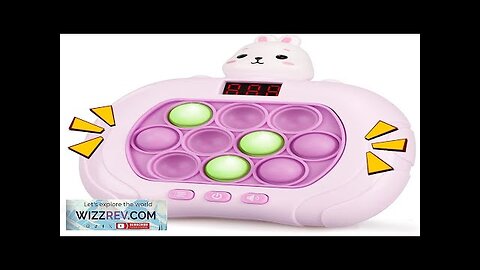 Blackma Fast Push Game Pop Fidget Toys for Kids Handheld Puzzle Game Review