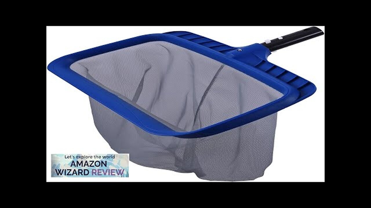 Pool Skimmer Net Larger Capacity Pool Net Skimmer with Durable Deep Net Review