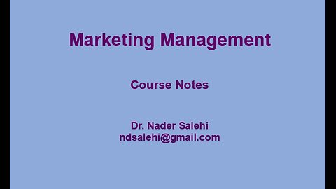 Chapter 1-Marketing for the 21st Century