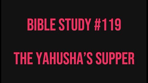 📍 Bible Study #119 📖 The Yahusha’s Supper 🤓 #ASL #bible #deaf #signlanguage