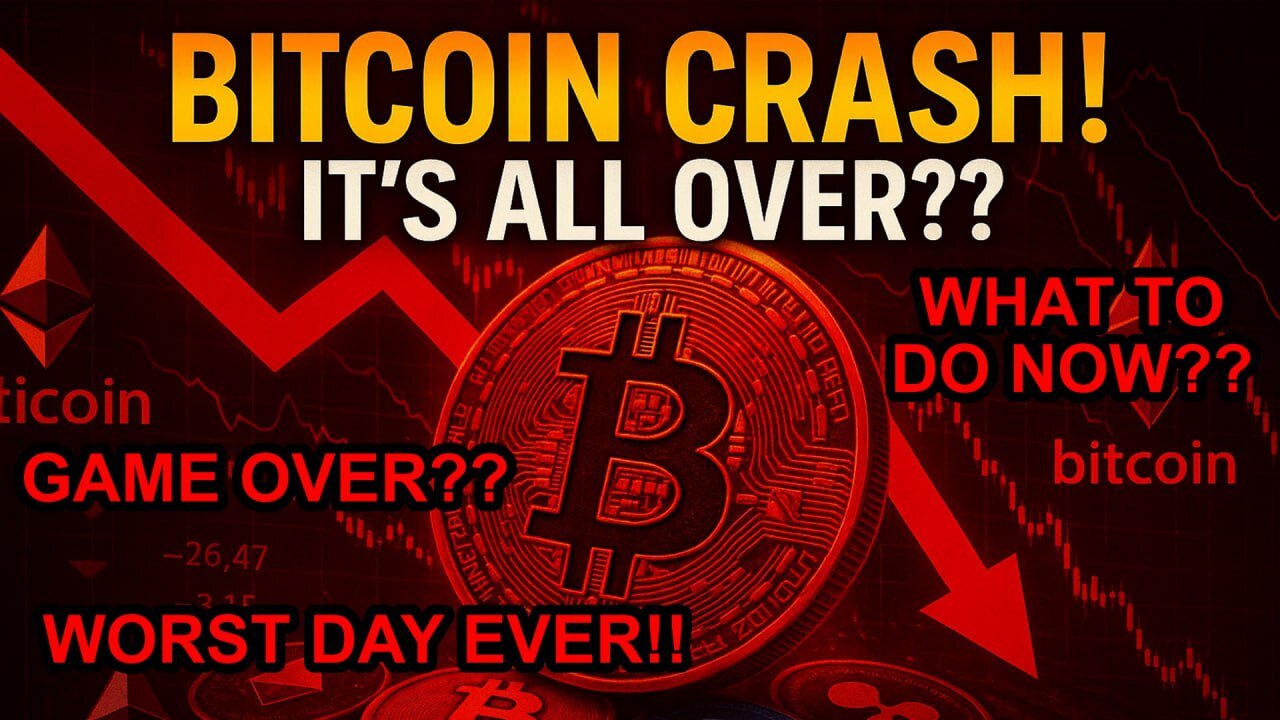 Worst Crypto Crash Ever!! Bitcoin Crashing Hard!! Altcoins Game Over!!