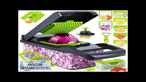 Vegetable Chopper Pro Onion Chopper 14 in 1Multifunctional Food Chopper Kitchen Vegetable Review