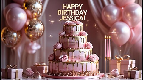 Happy Birthday JESSICA!🎂Personalized Birthday Song for JESSICA! 🎶The Perfect Celebration Video!