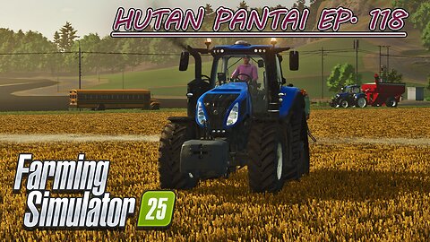 Spreading Lime. Mulching. Cultivating to Plant Canola. |4k| HUTAN PANTAI EP. 118 | Farming Simulator 25