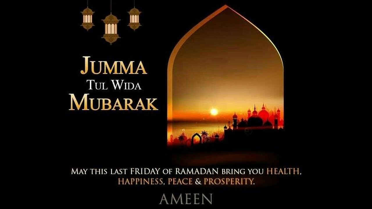 HAPPY "£AST" JUMAH MUBARAK OF RAMADAN