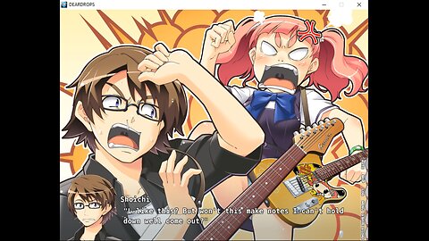 UR Deardrops Old PC English Patched ディアドロップス Part 2 1st Common Route Set of Choices to Unlock All 4 Paths to Pre Opening Movie Choice A