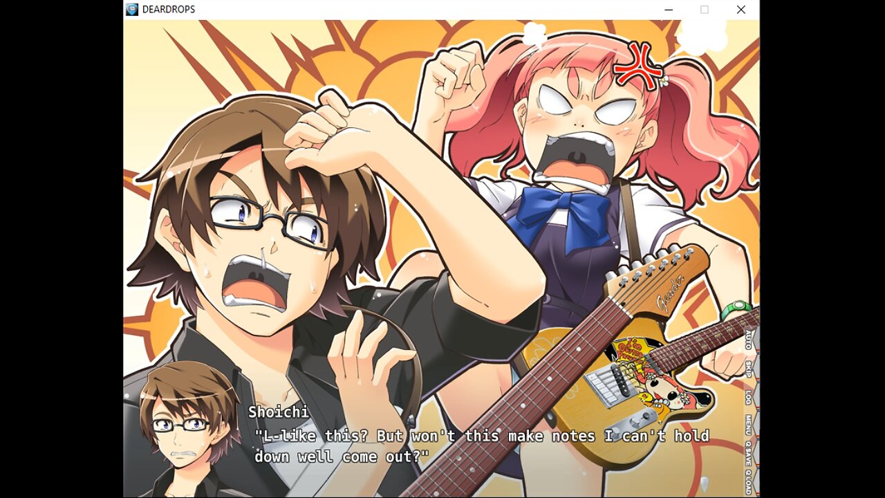 UR Deardrops Old PC English Patched ディアドロップス Part 2 1st Common Route Set of Choices to Unlock All 4 Paths to Pre Opening Movie Choice A