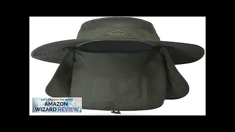 Fishing Hat for Men & Women Outdoor UV Sun Protection Wide Brim Review