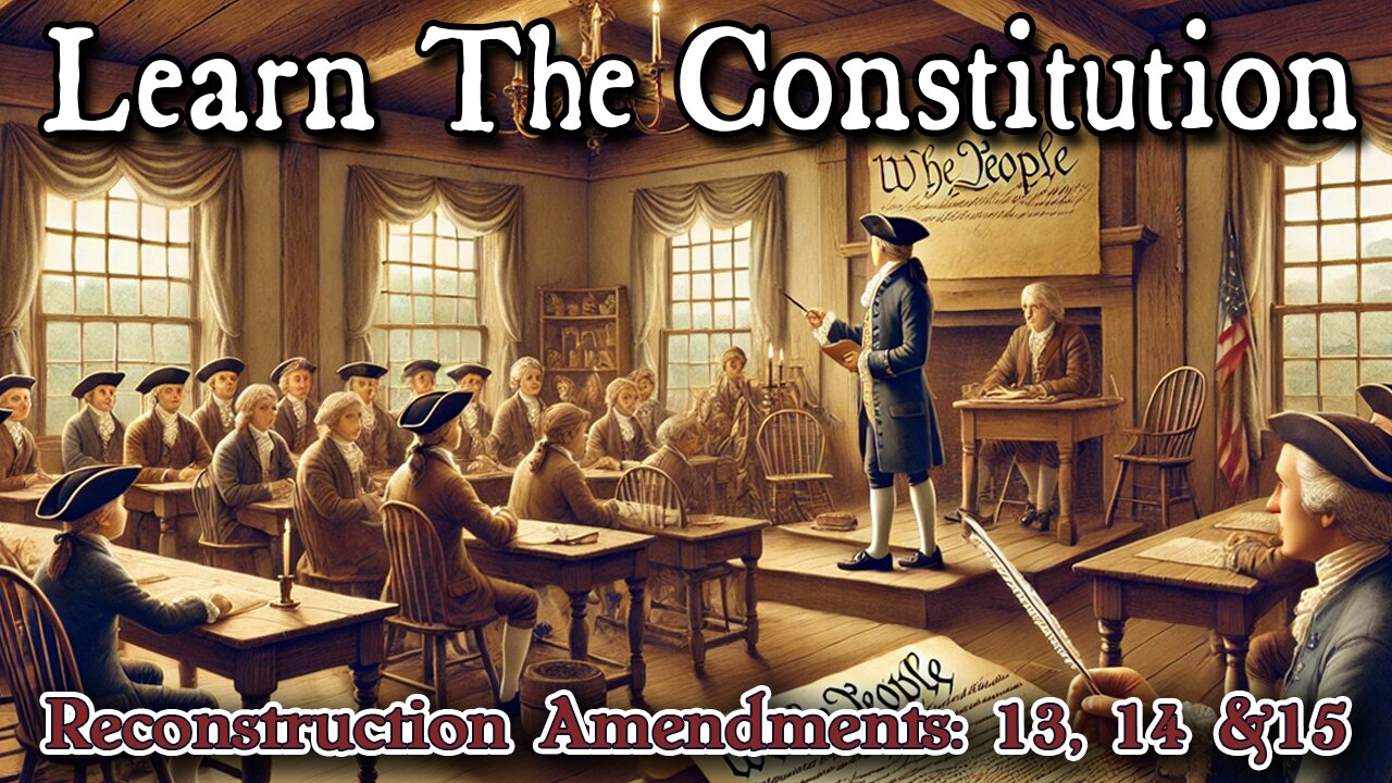 Learning The Constitution | Reconstruction Amendments