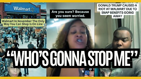 Food Stamp Crisis on its Way and Trump is Blamed? | Woman Vows to Steal Groceries