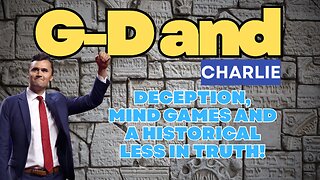 G-D and Charlie - Even In Death Charlie Kirk Is Under Attack! You Decide The Truth!