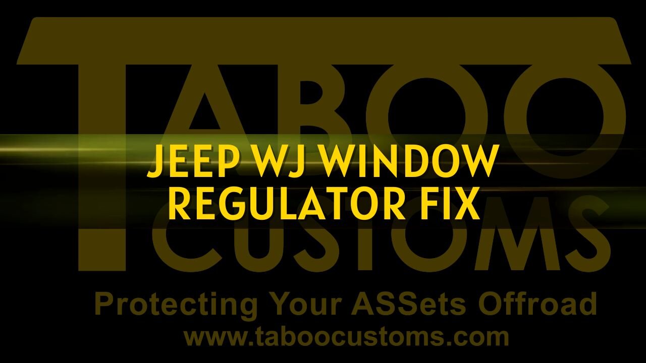 Window Regulator Replacement in a 01-04 Jeep Grand Cherokee WJ