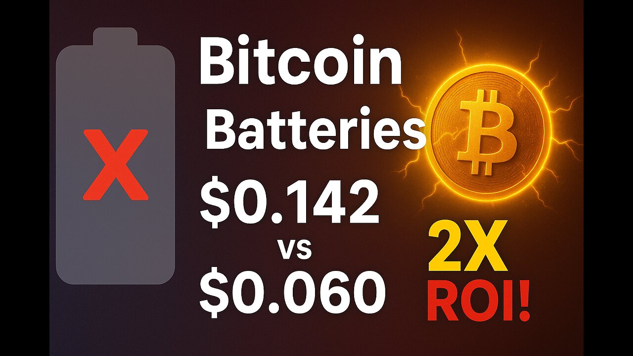 Bitcoin Mining Crushes Batteries: 2X ROI on Surplus Energy ⚡
