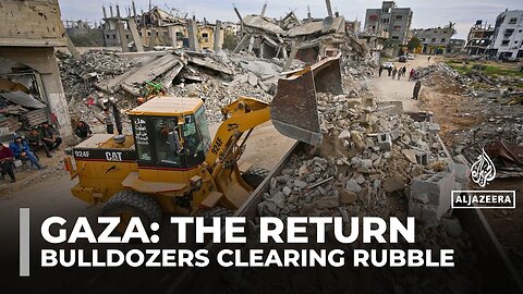 Bulldozers clear rubble in Gaza City as Palestinians return to rebuild homes and lives