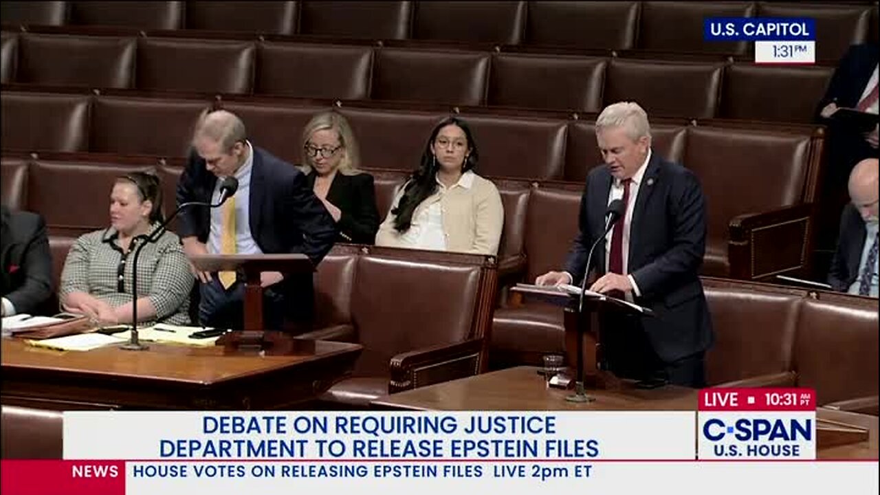 Rep. Comer Just Exposed Hakeem Jeffries on the House Floor for Soliciting a Meeting and Donations from Jeffrey Epstein
