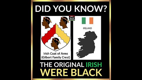 The PREHISTORIC IRISH Were BLACK, DARK-BROWN SKINNED, Swarthy Irish(Israelites). 🕎 Ezekiel 39,23-29 “And the heathen shall know that the house of Israel went into captivity for their iniquity”