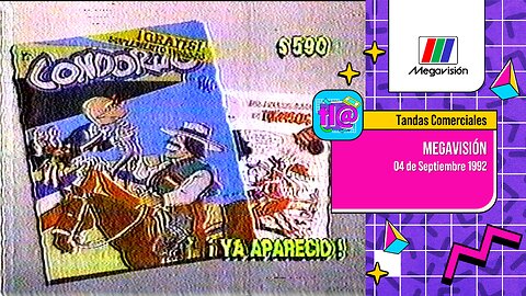 Tandas Comerciales Megavisión (04 de Septiembre 1992)
