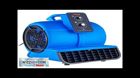 VEVOR Floor Blower 1/2 HP 2600 CFM Air Mover for Drying Review