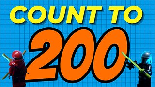 Count to 200 by 1’s | Let's Not Get Fit | The Most Ridiculous Kindergarten & 1st Grade Math Video